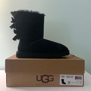 Black Bailey Bow UGG